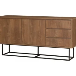 Skänk Ruba i valnöt - 140 cm + Möbeltassar