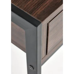 Skrivbord med lådor valnöt 123 cm bred + Textilrengöring för möbler