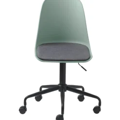 Skrivbordsstol mintgrön med hjul