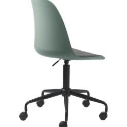 Skrivbordsstol mintgrön med hjul