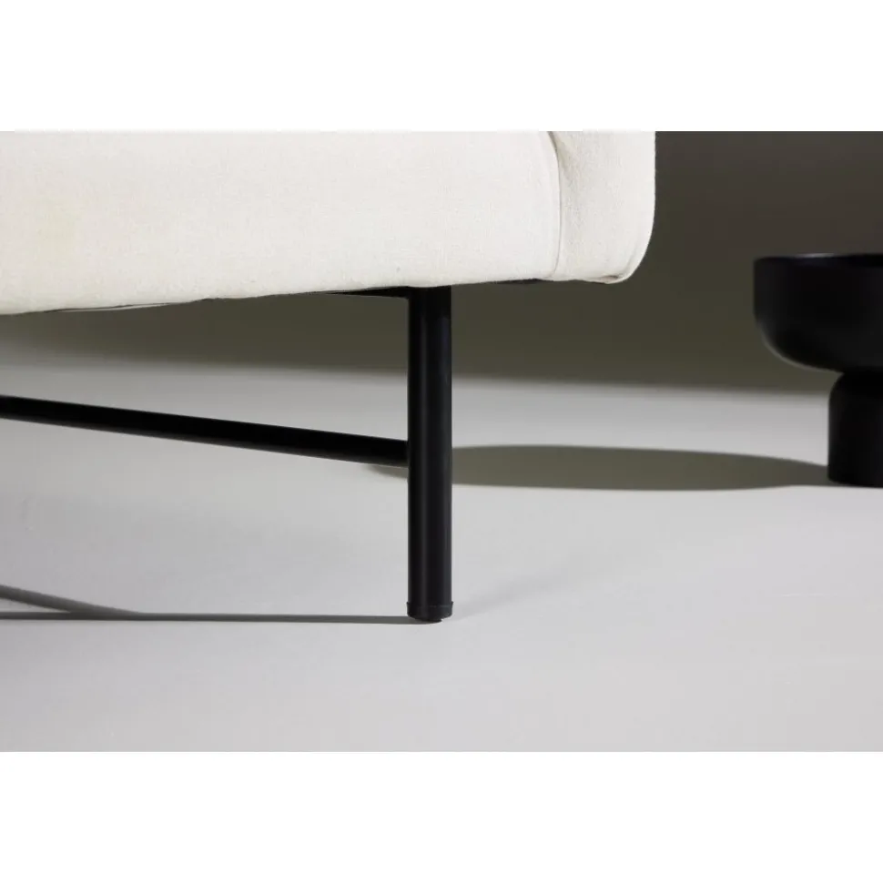 Sky fåtölj - Vit/svart