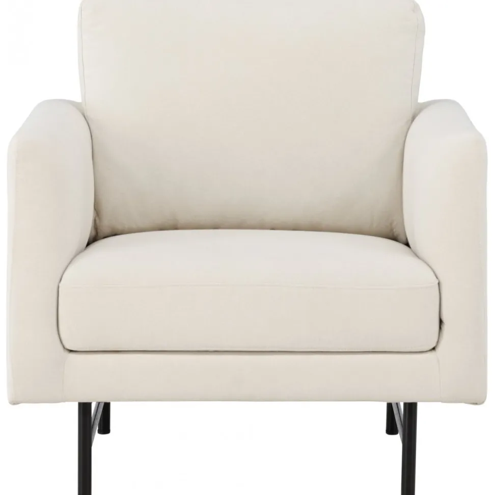 Sky fåtölj - Vit/svart