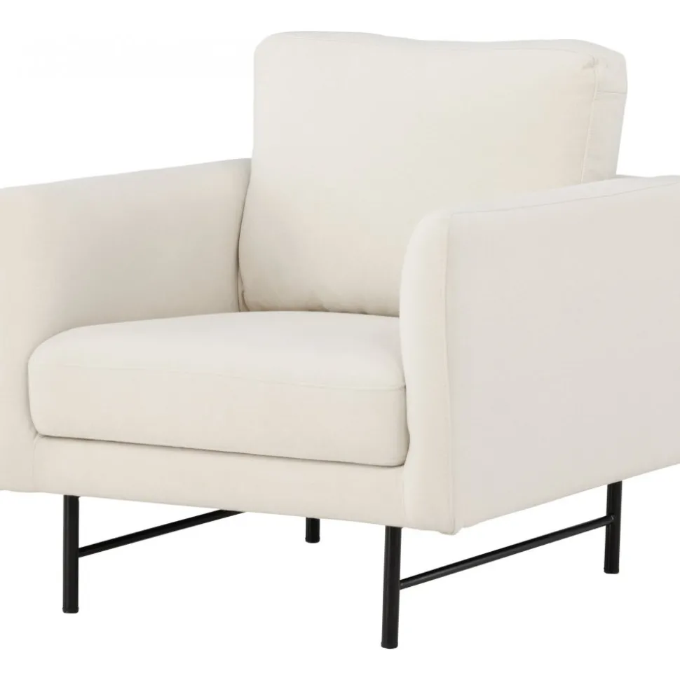 Sky fåtölj - Vit/svart