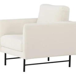 Sky fåtölj - Vit/svart