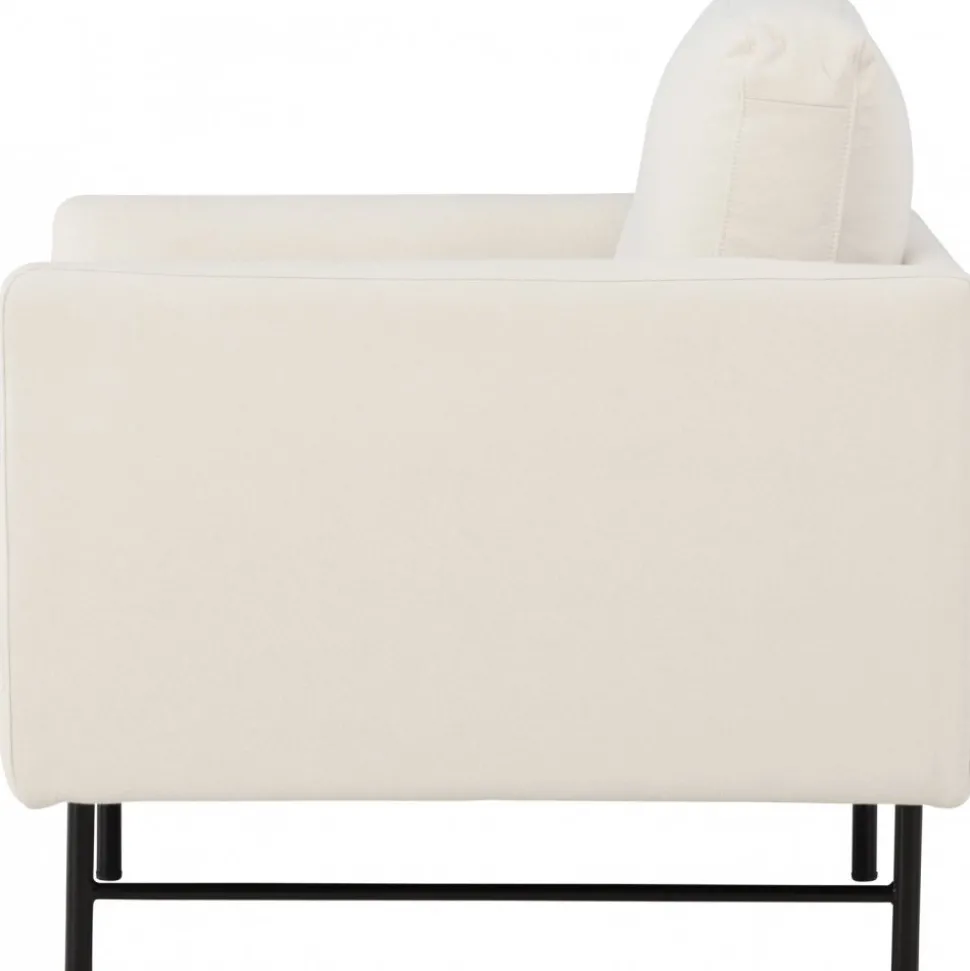 Sky fåtölj - Vit/svart