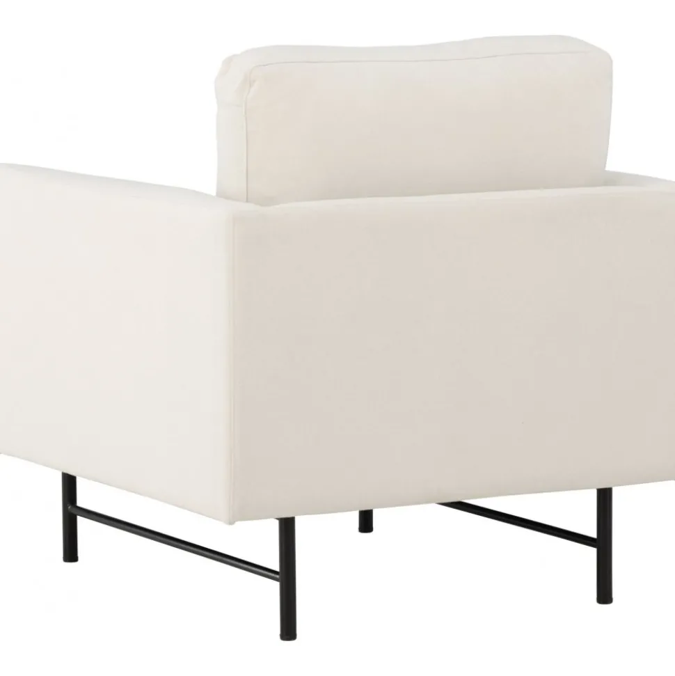 Sky fåtölj - Vit/svart