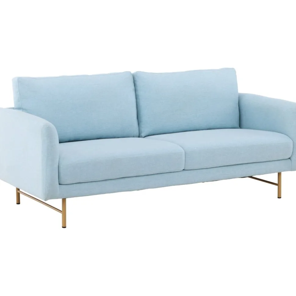 Sky 3-sits soffa - Babyblå/Whitewash