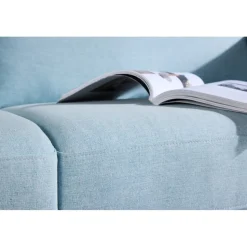 Sky 3-sits soffa - Babyblå/Whitewash