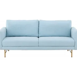 Sky 3-sits soffa - Babyblå/Whitewash
