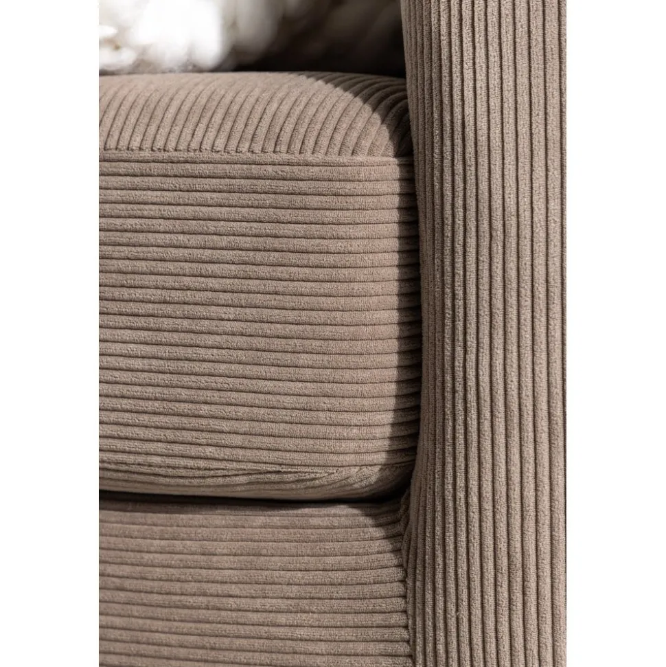 Sky 3-sits soffa - Svart/brun