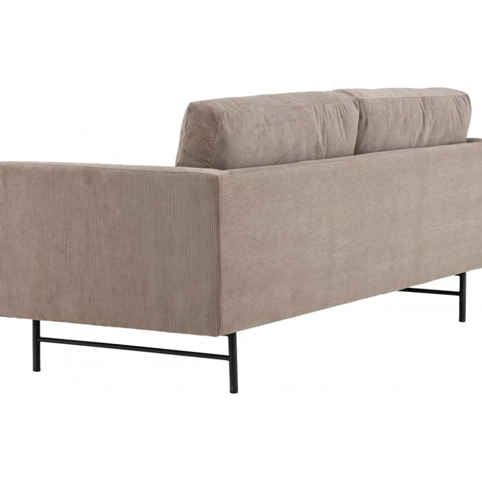 Sky 3-sits soffa - Svart/brun