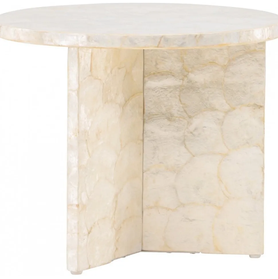 Smögen soffbord Ø40 cm - Ljusgrå