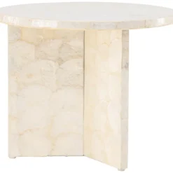 Smögen soffbord Ø40 cm - Ljusgrå