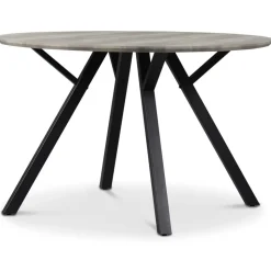 Smokey matgrupp, runt matbord med 4 st Carisma sammetsstolar - Korall + 4.00 x Stolsdyna