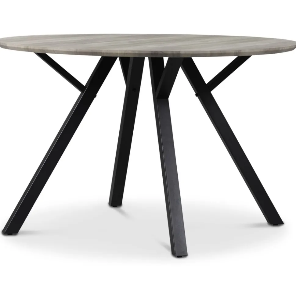 Smokey matgrupp, runt matbord med 4 st Carisma sammetsstolar - Mörkgrön + 3.00 x Möbeltassar