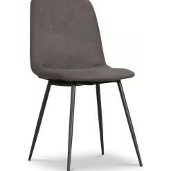 Smokey matstol - Gråbrun vintage