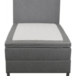 Säng med förvaring grå 120x200 cm