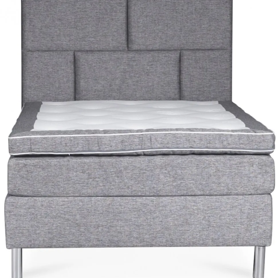 Säng 140x200 cm - Grå - Hilton Deluxe