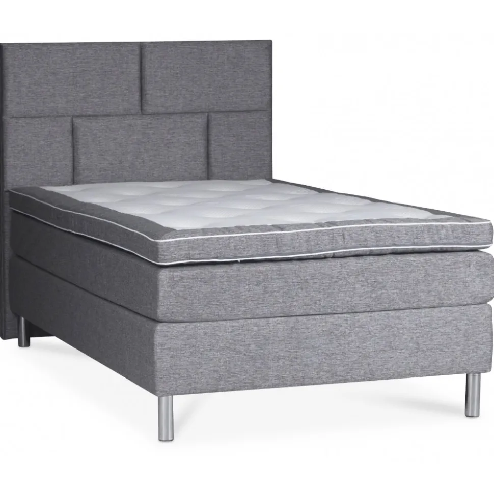 Säng 140x200 cm - Grå - Hilton Deluxe