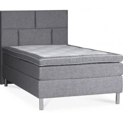 Säng 120x200 cm - Grå - Hilton Deluxe