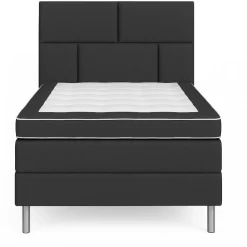 Säng 140x200 cm - Mörkgrå - Hilton Deluxe