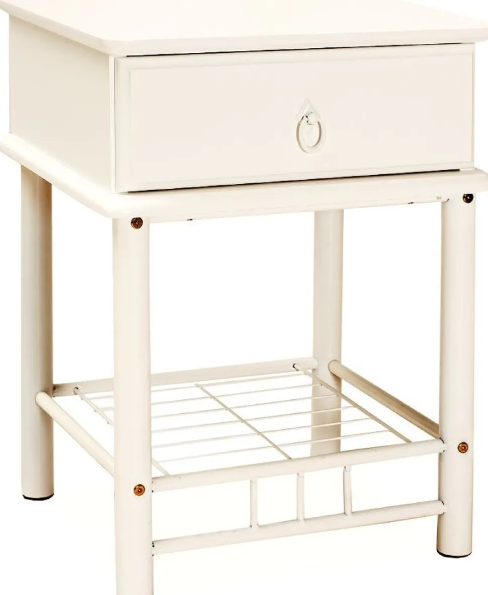 Sängbord Brea - Vit