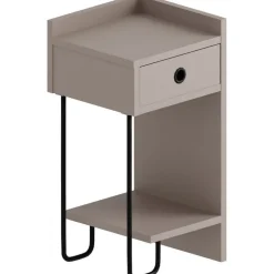 Sängbord höjd 60 cm ljusbrun