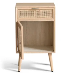 Sängbord i rotting/ek - Stockholm