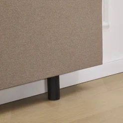 Sänggavel med knappar 160 x 125 cm beige - Capetown