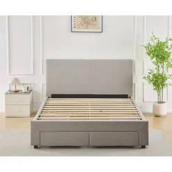 Sängram 160 x 200 cm - Grå