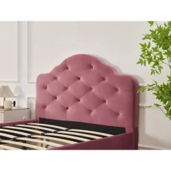 Sängram rosa inklusive sänggavel - 120 x 200 cm