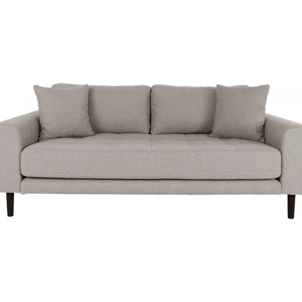 Soffa 180 cm bred grått tyg