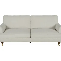 Soffa 210 cm bred Howard Watford Deluxe i bouclé + Textilrengöring för möbler