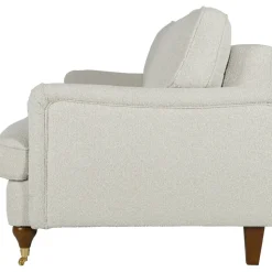 Soffa 210 cm bred Howard Watford Deluxe i bouclé + Textilrengöring för möbler