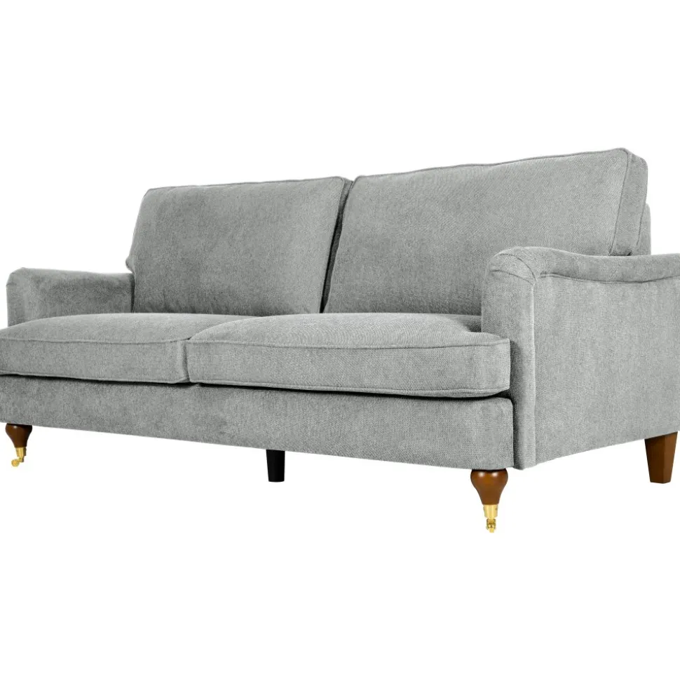 Soffa 210 cm bred Howard Watford Deluxe - Grå + Textilrengöring för möbler