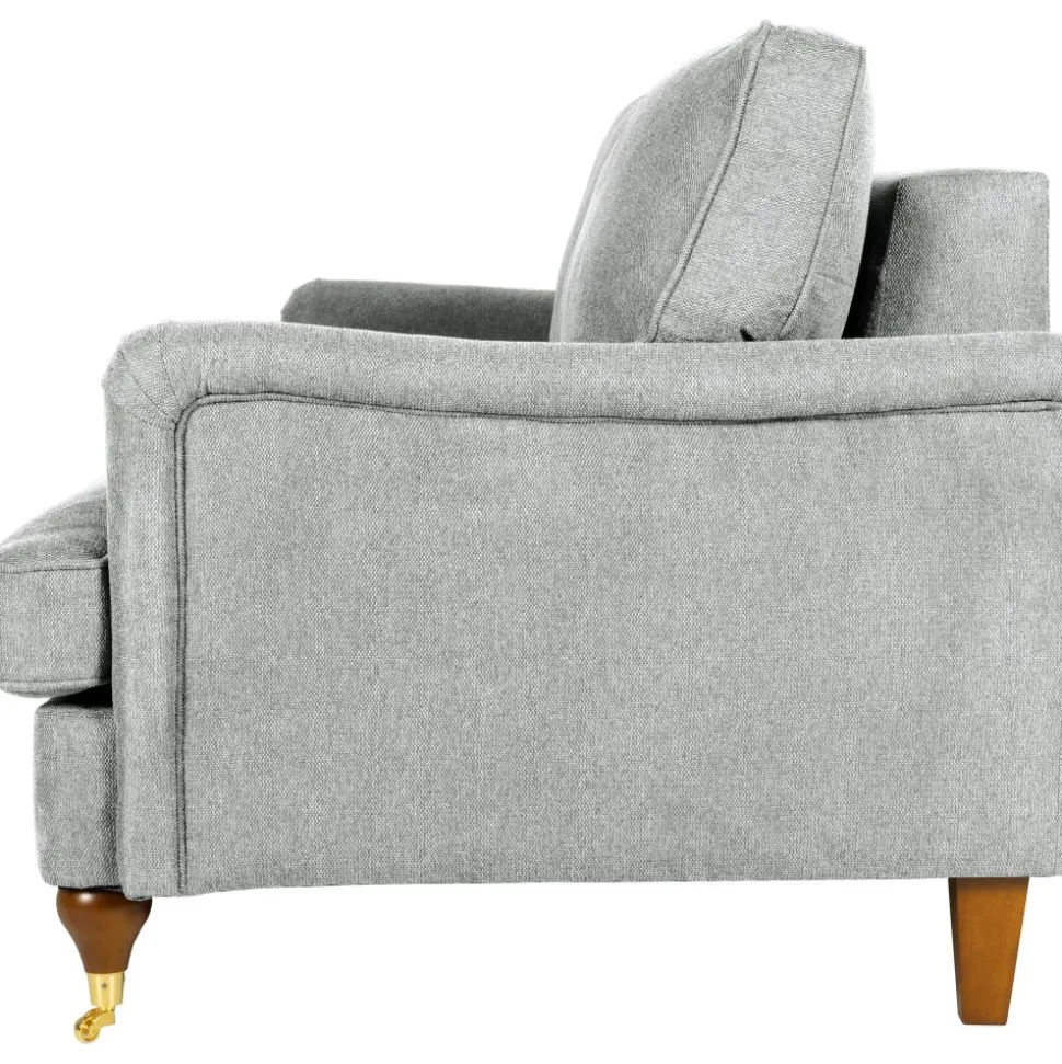 Soffa 210 cm bred Howard Watford Deluxe - Grå + Textilrengöring för möbler