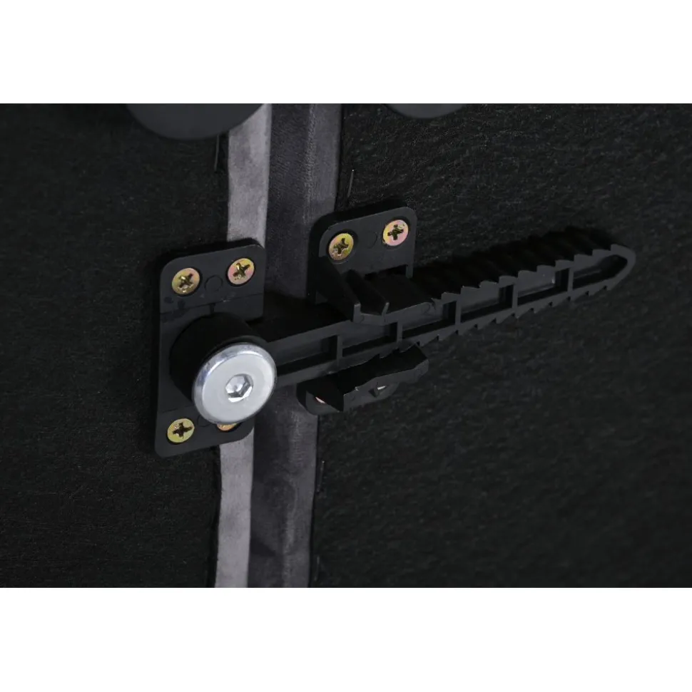 Soffa 250 cm bred mörkgrå sammet 114 cm djup