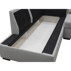 Soffa 309 cm ljusgrå - Solna