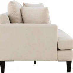 Soffa beige 4-sits med lösa kuddar - Remy