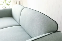 Soffa Catta med fotpall - 200 cm + Textilrengöring för möbler