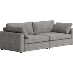 Soffa Falkenberg 4-sits 266 cm bred - Grå + Möbeltassar