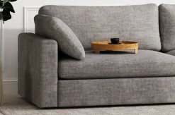 Soffa Falkenberg 4-sits 266 cm bred - Grå + Textilrengöring för möbler