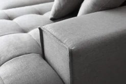 Soffa grå divan 251 cm - Sake