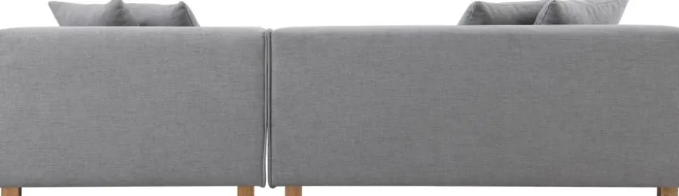 Soffa grå divan 251 cm - Sake