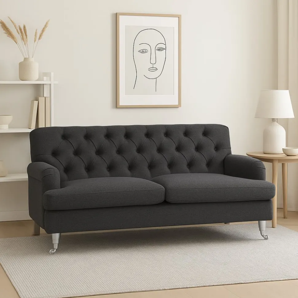 Soffa Howard Barkley 215 cm - Mörkgrå