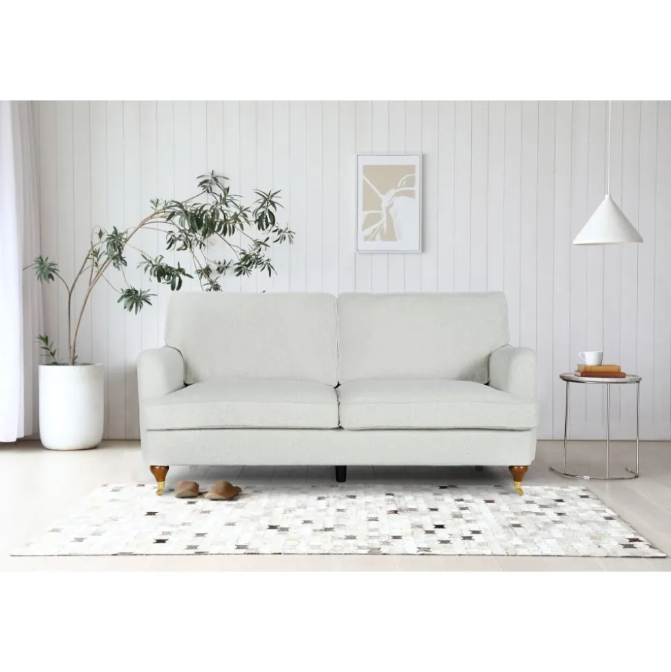 Soffa Howard 2-sits i bouclé 187 cm + Möbeltassar