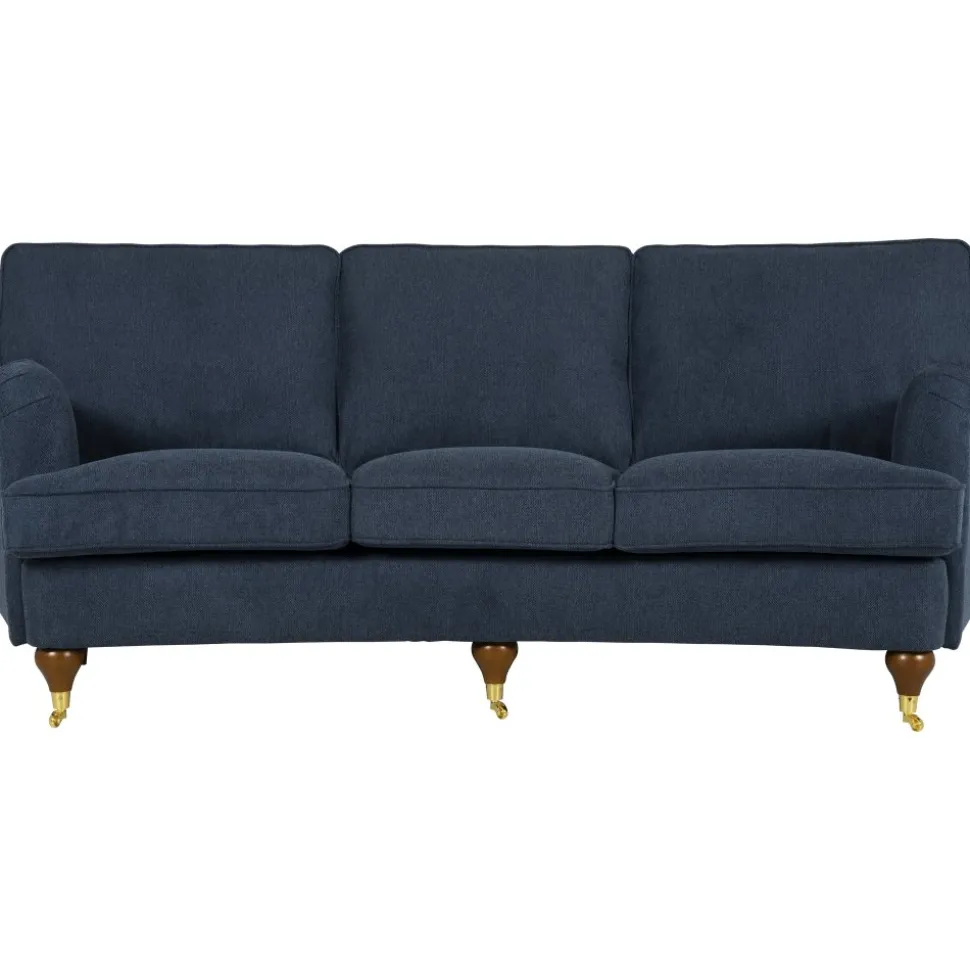 Soffa Howard Watford Deluxe - Svängd howard soffa 225 cm + Textilrengöring för möbler