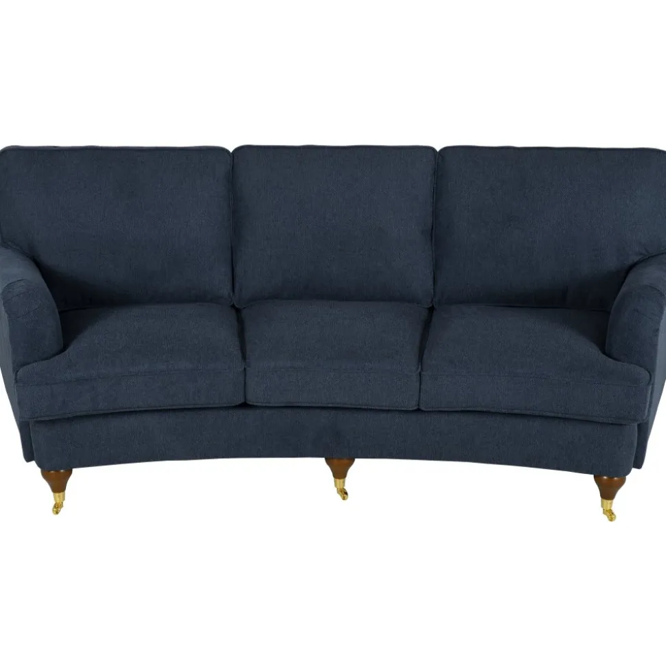 Soffa Howard Watford Deluxe - Svängd howard soffa 225 cm + Textilrengöring för möbler