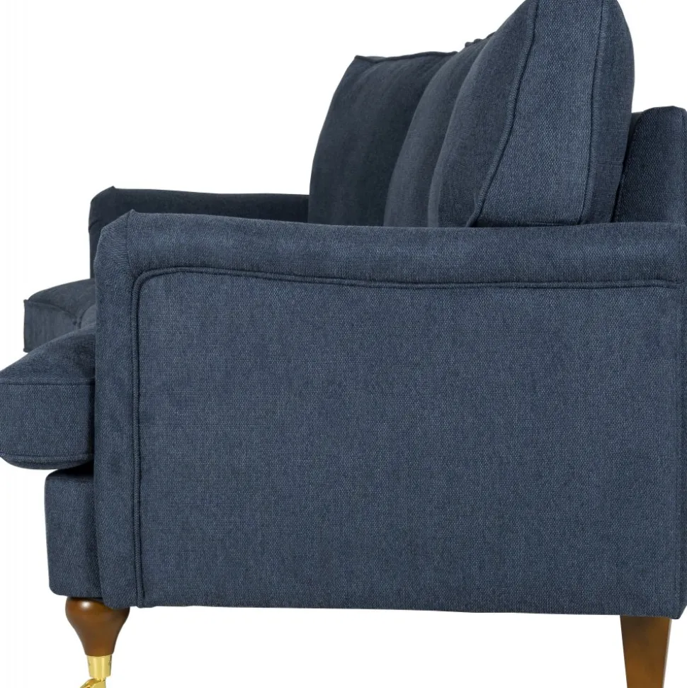 Soffa Howard Watford Deluxe - Svängd howard soffa 225 cm + Textilrengöring för möbler