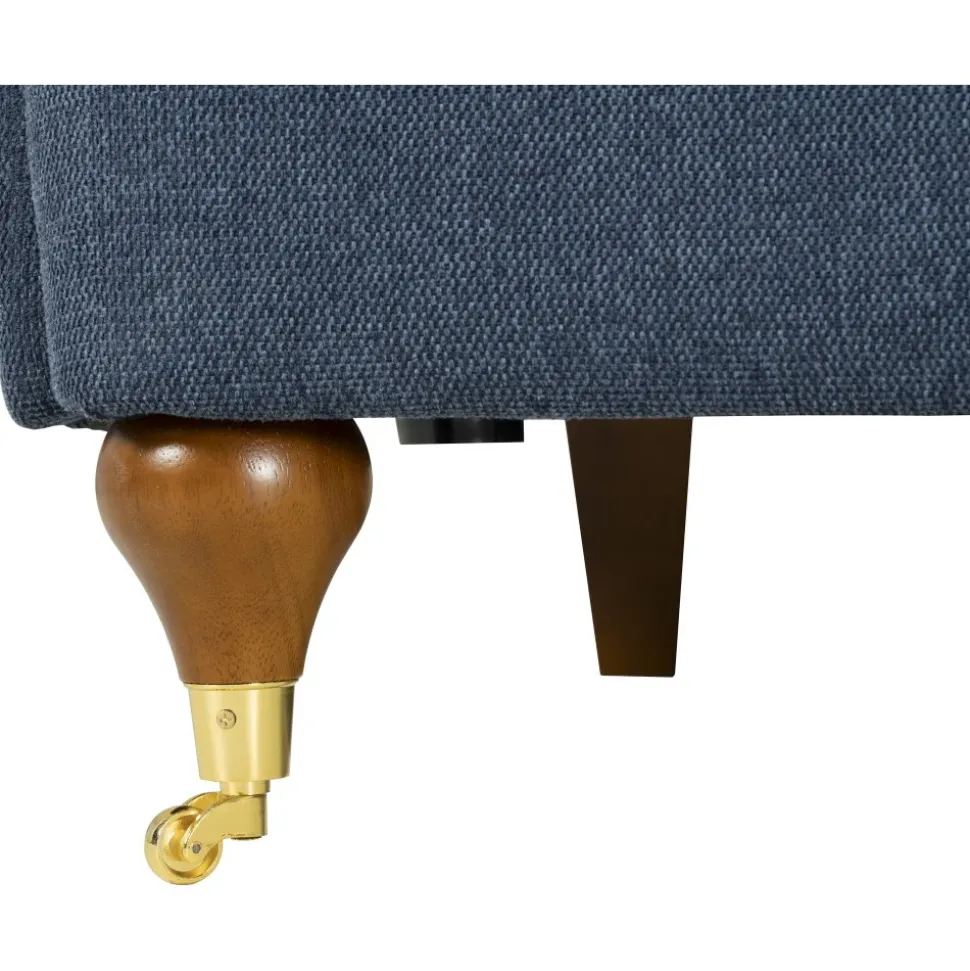 Soffa Howard Watford Deluxe - Svängd howard soffa 225 cm + Textilrengöring för möbler